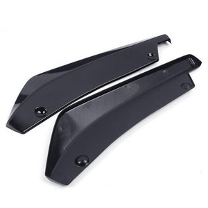 Durable 2Pcs Universal Car Parts Exterior Parts Rear Bumper Lip Diffuser Splitter Spoiler Scratch Protector Auto Replacement