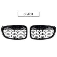 Load image into Gallery viewer, G-Parts 1Pair ABS Car Diamond Grill Auto Front Bumper Grilles BWM 1 serives Overlay Kidney Replacement Grille E81 E82 E87 E88
