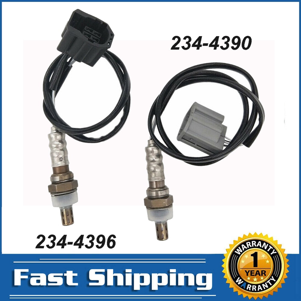 2pcs O2 Oxygen Sensor for Mazda 5 2.3L 2006-2007 Mazda 3 2.0L 2.3L 2004 2005 Upstream Downstream 4 Wires Lambda Auto Parts