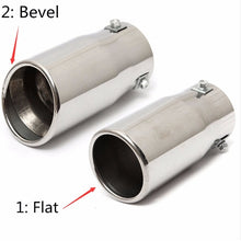 Load image into Gallery viewer, Vehicle Chrome Exhaust Pipe Tip Car Auto Muffler Steel Stainless Trim Tail Tube Auto Replacement Parts Exhaust Systems Mufflers
